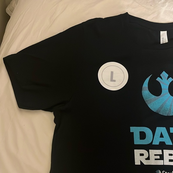 Star Wars BOTH New Data Rebel T-Shirt L & Cap Hat - Picture 10 of 12